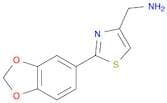 (2-(Benzo[d][1,3]dioxol-5-yl)thiazol-4-yl)methanamine