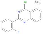 4-Chloro-2-(2-fluorophenyl)-5-methylquinazoline