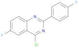 4-Chloro-6-fluoro-2-(4-fluorophenyl)quinazoline
