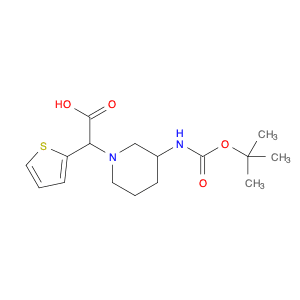 2-(3-((tert-Butoxycarbonyl)amino)piperidin-1-yl)-2-(thiophen-2-yl)acetic acid