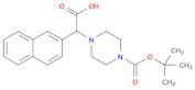 2-(4-(tert-Butoxycarbonyl)piperazin-1-yl)-2-(naphthalen-2-yl)acetic acid