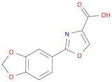 2-Benzo[1,3]dioxol-5-yl-oxazole-4-carboxylic acid