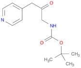 (2-oxo-3-Pyridin-4-yl-propyl)-carbamic acid tert-butyl ester