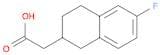 2-(6-Fluoro-1,2,3,4-tetrahydronaphthalen-2-yl)acetic acid