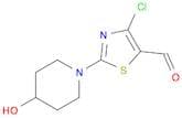 4-Chloro-2-(1-piperidin-4-ol)-5-thiazolecarboxaldehyde