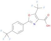 5-(Trifluoromethyl)-2-(4-(trifluoromethyl)phenyl)oxazole-4-carboxylic acid