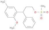 3-(2-Methoxy-5-methylphenyl)-3-phenylpropyl methanesulfonate