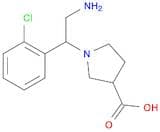 1-[2-Amino-1-(2-chloro-phenyl)-ethyl]-pyrrolidine-3-carboxylic acid