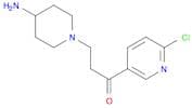 3-(4-Amino-piperidin-1-yl)-1-(6-chloro-pyridin-3-yl)-propan-1-one