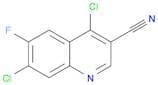 4,7-Dichloro-6-fluoro-quinoline-3-carbonitrile