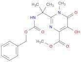 Methyl 2-(2-(((benzyloxy)carbonyl)amino)propan-2-yl)-5-hydroxy-1-methyl-6-oxo-1,6-dihydropyrimidin…