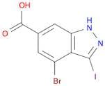 4-Bromo-3-iodo-1H-indazole-6-carboxylic acid
