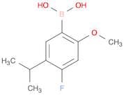 (4-FLUORO-5-ISOPROPYL-2-METHOXYPHENYL)BORONIC ACID