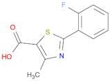 2-(2-FLUORO-PHENYL)-4-METHYL-THIAZOLE-5-CARBOXYLIC ACID
