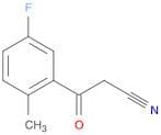 3-(5-Fluoro-2-methylphenyl)-3-oxopropanenitrile