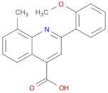 2-(2-Methoxyphenyl)-8-methylquinoline-4-carboxylic acid