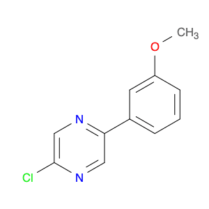 Pyrazine, 2-chloro-5-(3-methoxyphenyl)-
