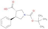 (3S,4R)-1-(tert-Butoxycarbonyl)-4-phenylpyrrolidine-3-carboxylic acid