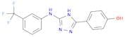 4-(5-(3-(Trifluoromethyl)phenylamino)-4H-1,2,4-triazol-3-yl)phenol