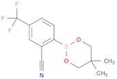2-Cyano-4-trifluoromethylphenylboronic acid neopentyl glycol ester