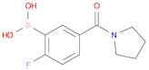 (2-Fluoro-5-(pyrrolidine-1-carbonyl)phenyl)boronic acid