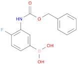3-(Benzyloxycarbonylamino)-4-fluorophenylboronic acid