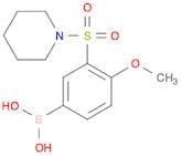 4-Methoxy-3-(piperidin-1-ylsulfonyl)phenylboronic acid