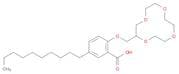 Benzoic acid, 5-decyl-2-(1,4,7,10-tetraoxacyclododec-2-ylmethoxy)-