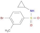 N-Cyclopropyl 4-bromo-3-methylbenzenesulfonamide