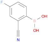 (2-Cyano-4-fluorophenyl);boronic acid