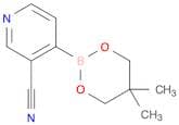 4-(5,5-Dimethyl-1,3,2-dioxaborinan-2-yl);nicotinonitrile