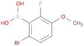 6-Bromo-2-fluoro-3-methoxybenzeneboronic acid