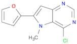 4-Chloro-6-(furan-2-yl)-5-methyl-5H-pyrrolo[3,2-d]pyrimidine