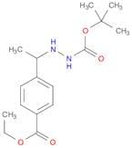 tert-Butyl 2-(1-(4-(ethoxycarbonyl)phenyl)ethyl)hydrazinecarboxylate