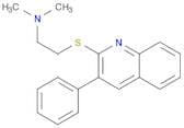 Ethanamine, N,N-dimethyl-2-[(3-phenyl-2-quinolinyl)thio]-