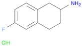 6-Fluoro-1,2,3,4-tetrahydronaphthalen-2-amine hydrochloride