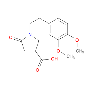 1-[2-(3,4-Dimethoxyphenyl)ethyl]-5-oxopyrrolidine-3-carboxylic acid