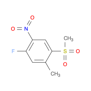 1-Fluoro-5-methyl-4-(methylsulfonyl)-2-nitrobenzene
