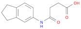 4-(2,3-Dihydro-1H-inden-5-ylamino)-4-oxobutanoic acid