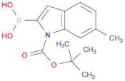 (1-(tert-butoxycarbonyl)-6-methyl-1H-indol-2-yl)boronic acid