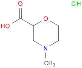 4-Methylmorpholine-2-carboxylic acid hydrochloride