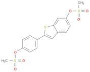 4-(6-((Methylsulfonyl)oxy)benzo[b]thiophen-2-yl)phenyl methanesulfonate