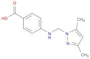 4-{[(3,5-dimethyl-1H-pyrazol-1-yl)methyl]amino}benzoic acid