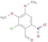 Benzaldehyde,2-chloro-3,4-dimethoxy-6-nitro-