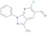 6-Chloro-3-methyl-1-phenyl-1H-pyrazolo[3,4-b]pyridine-5-carbaldehyde