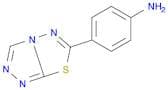 (4-[1,2,4]triazolo[3,4-b][1,3,4]thiadiazol-6-ylphenyl)amine