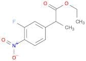 Ethyl 2-(3-fluoro-4-nitrophenyl)propionate