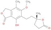 (S)-7-Hydroxy-5-methoxy-4-methyl-6-(2-(2-methyl-5-oxotetrahydrofuran-2-yl)ethyl)isobenzofuran-1(3H…