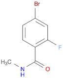 N-Methyl 4-bromo-2-fluorobenzamide