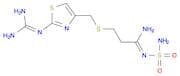 3-(((2-((Diaminomethylene)amino)thiazol-4-yl)methyl)thio)-N'-sulfamoylpropanimidamide